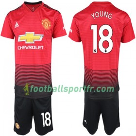Tenue Manchester United Ashley Young 18 Enfant Domicile 2018-2019 Maillot de Foot